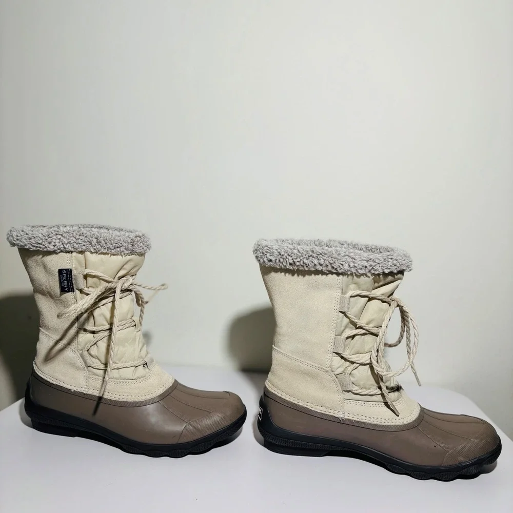FINAL SALE 🚨Sperry Top-Sider Women's Syren Strait Oat Boots Size 7.5 - Picture 2 of 9